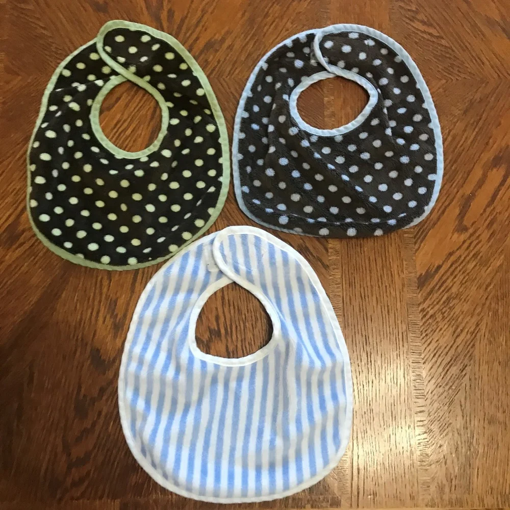 Bundle of 3 Infantissima baby bibs